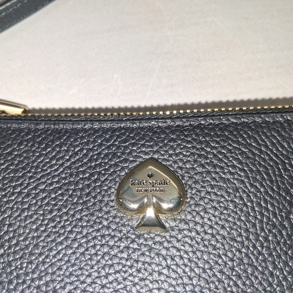 Kate Spade Black Wristlet with Gold Accents - Picture 6 of 8